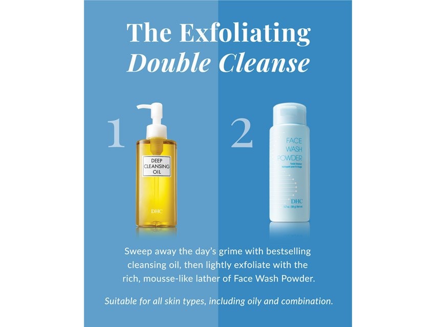 DHC Face Wash Powder Cleanser + Enzyme Exfoliator