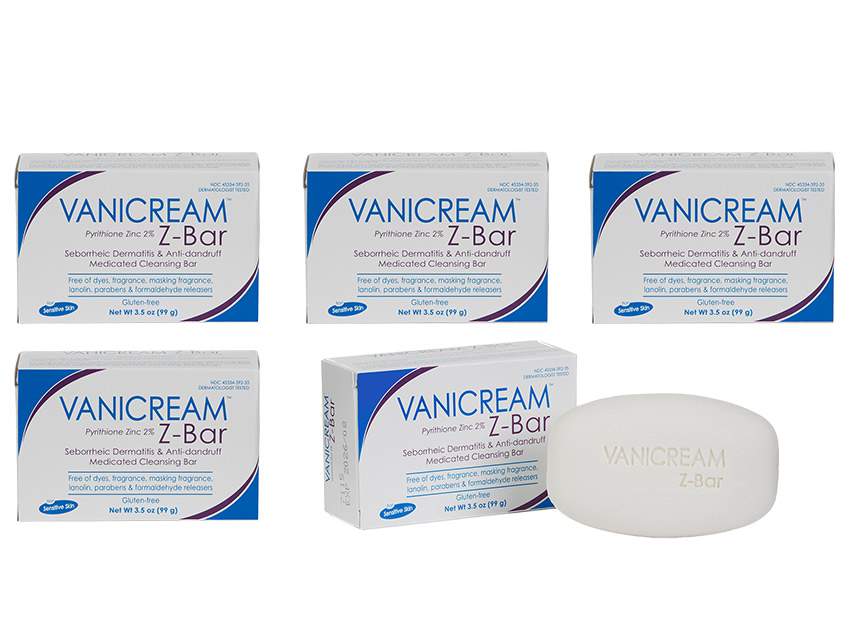 Vanicream™ Z-Bar (Pyrithione Zinc 2%) Medicated Cleansing Bar - 5 Pack