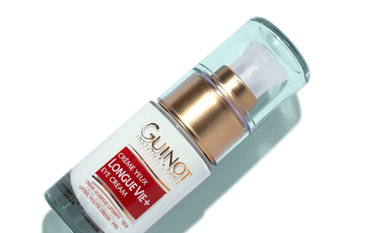 Guinot Longue Vie container laying flat