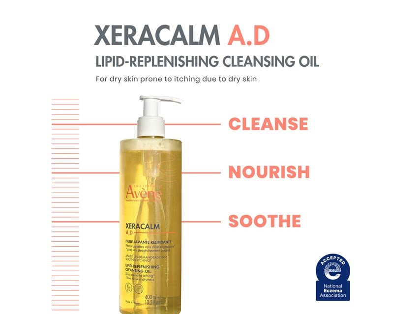 Avene XeraCalm AD Lipid-Replenishing Cleansing Oil