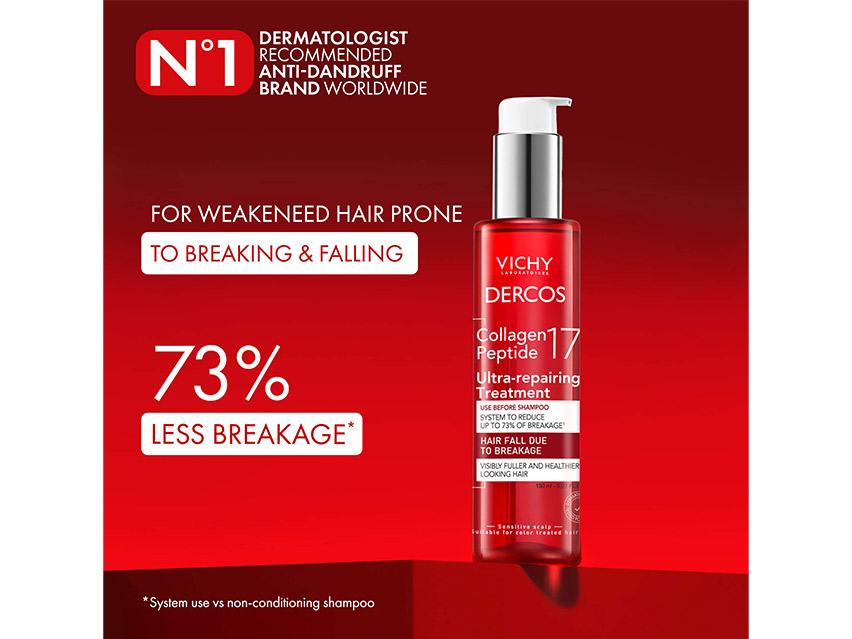 Vichy Dercos Collagen Peptide 17 Ultra-Repairing Treatment