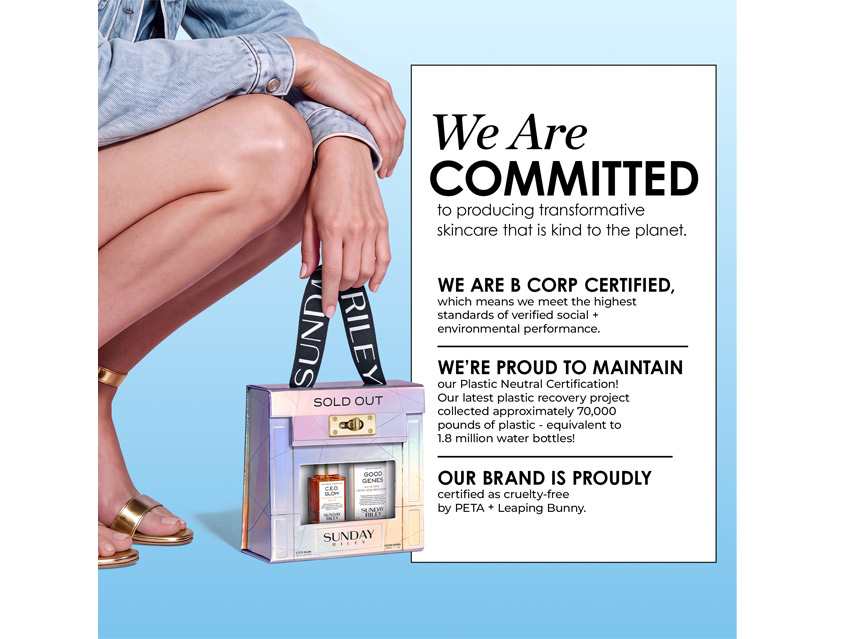 Sunday Riley Sold Out C.E.O. Glow &amp; Good Genes Set - Limited Edition