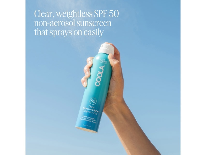 COOLA Classic Body Organic Sunscreen Spray SPF 50 - Fragrance Free