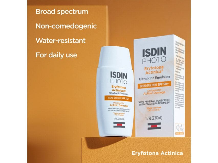 ISDIN Photo Eryfotona Actinica Daily Lightweight Mineral SPF 50+ Sunscreen