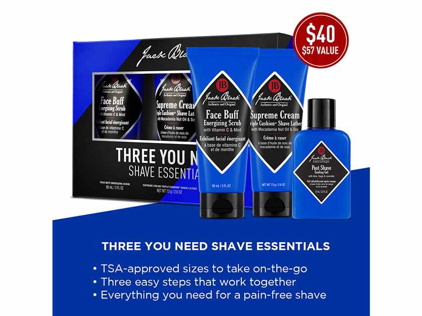 Jack Black Three You Need Shave Essentials