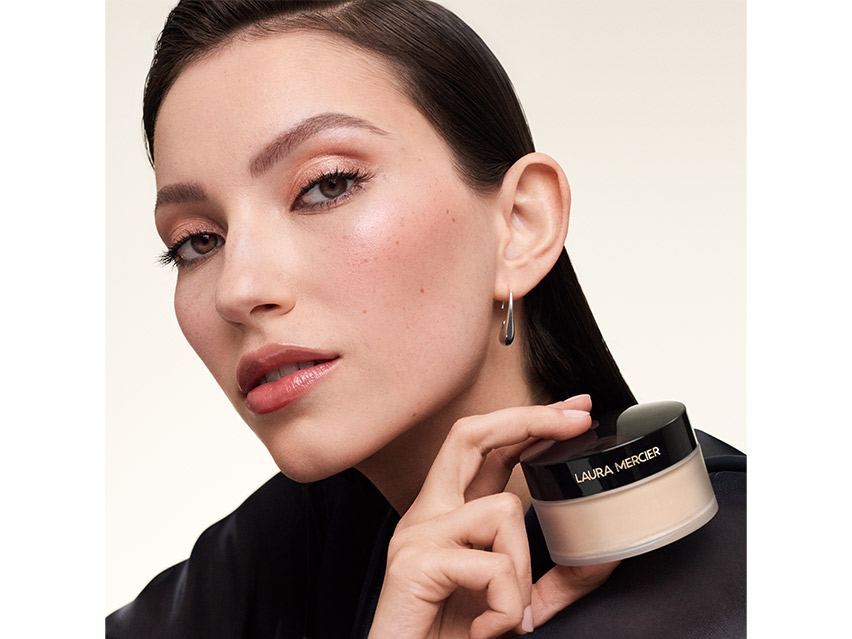 Laura Mercier Indulgent Icons Ultra-Blur Translucent Loose Setting Powder &amp; Puff - Limited Edition