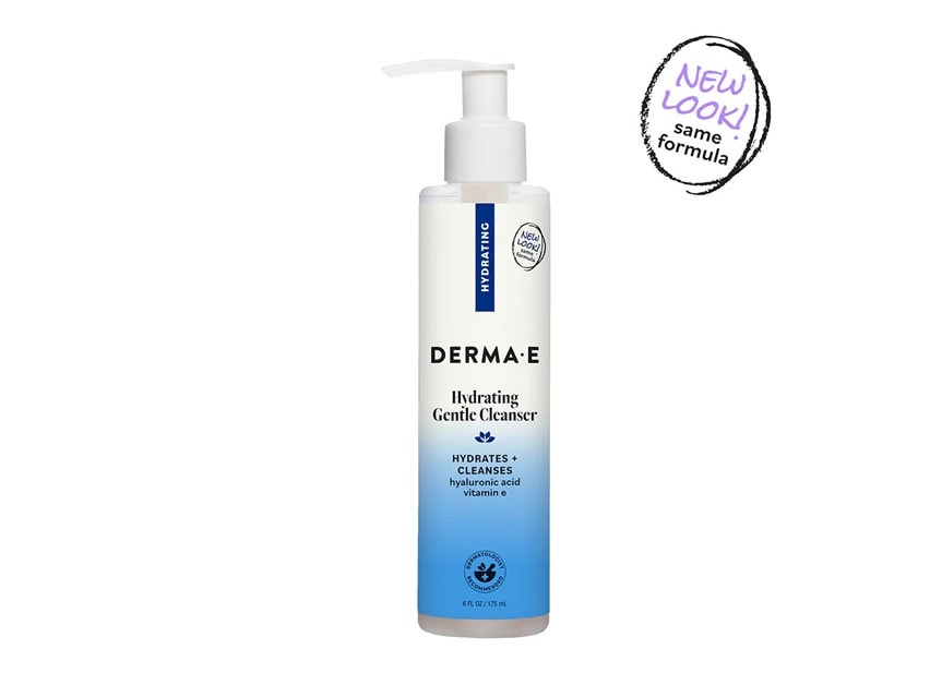 derma e Hydrating Gentle Cleanser with Hyaluronic Acid