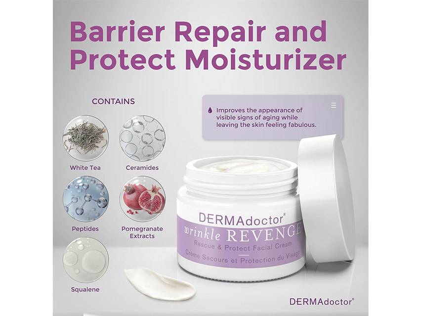 DERMAdoctor Wrinkle Revenge Rescue &amp; Protect Facial Cream