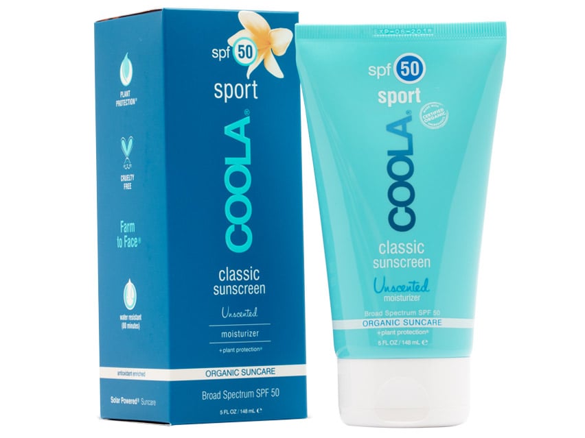 COOLA Sport Body SPF 50 Organic Sunscreen Lotion - Unscented