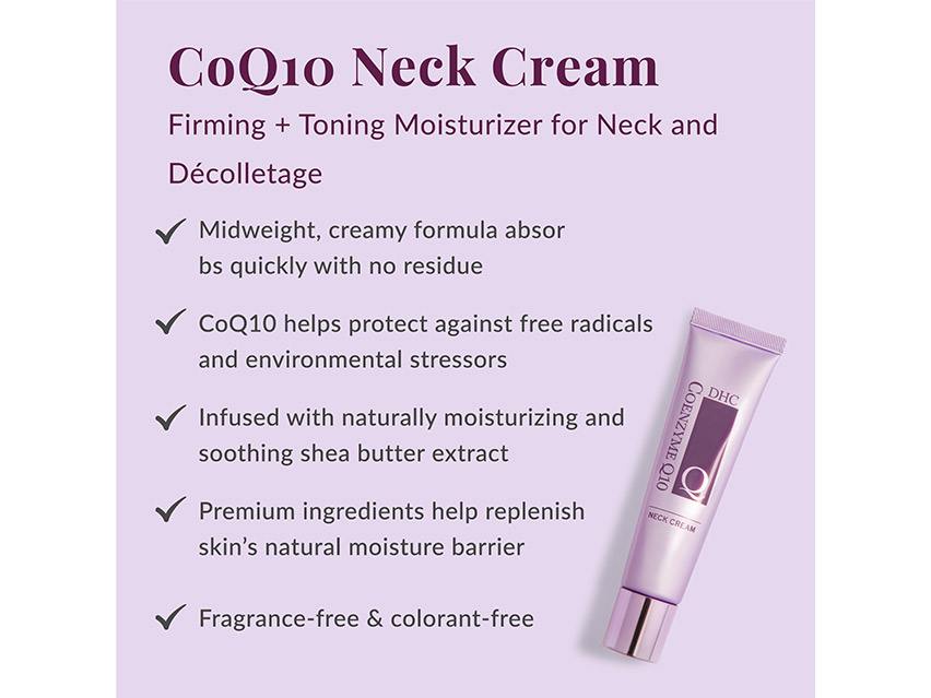 DHC CoQ10 Neck Cream for Hydration + Firming