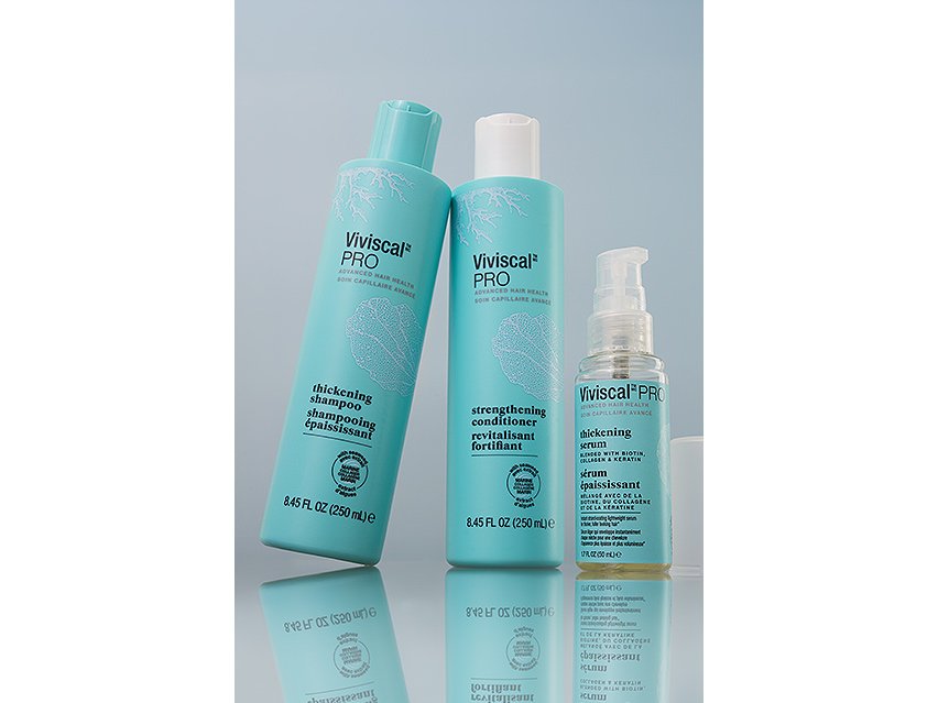 Viviscal PRO Thickening Shampoo, Strengthening Conditioner &amp; Serum Trio