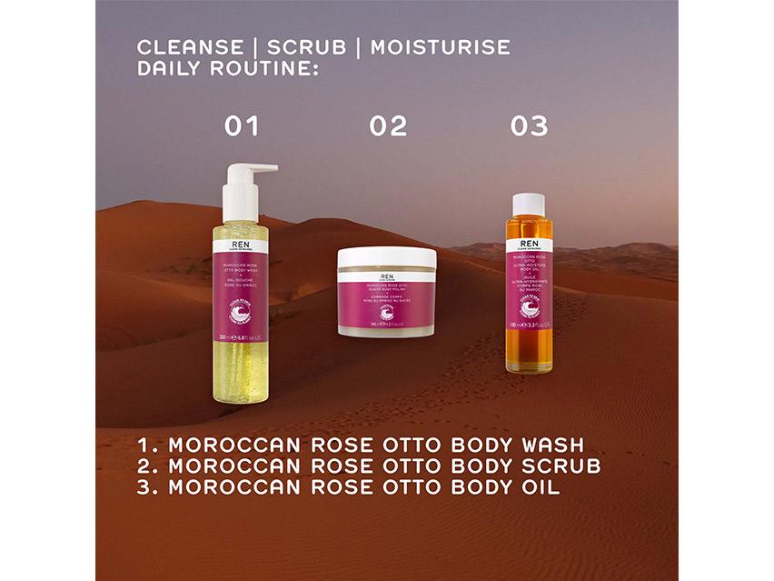 REN Clean Skincare Moroccan Rose Ultra-Moisture Body Oil