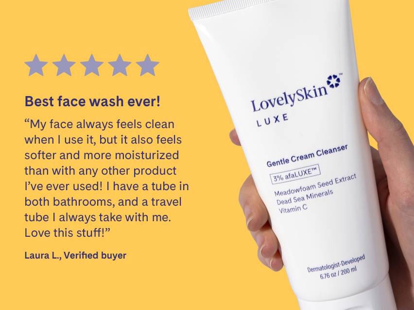 LovelySkin LUXE Gentle Cream Cleanser