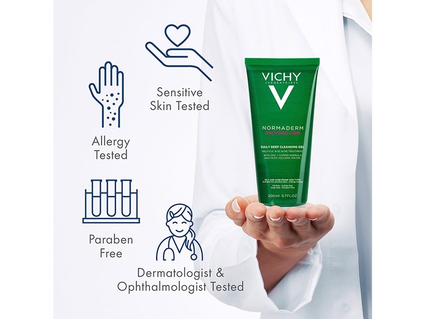 Vichy Normaderm PhytoAction Daily Deep Cleansing Gel - 6.7 fl oz