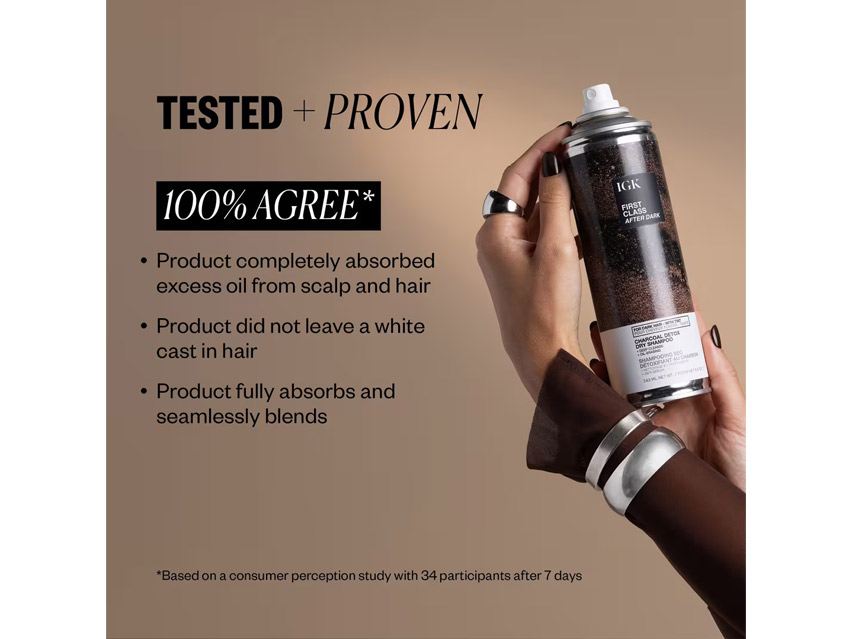 IGK First Class After Dark Charcoal Detox Dry Shampoo