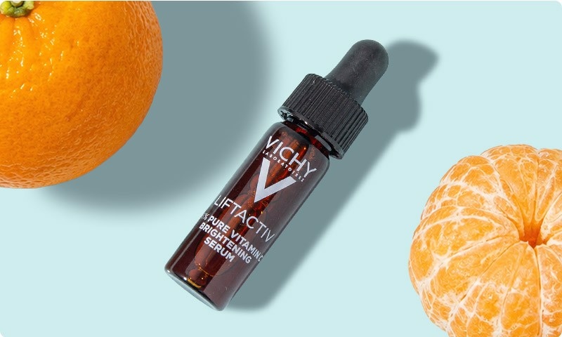 Free LiftActiv 16%  Pure Vitamin C Brightening Serum Deluxe Sample with $50 Vichy purchase