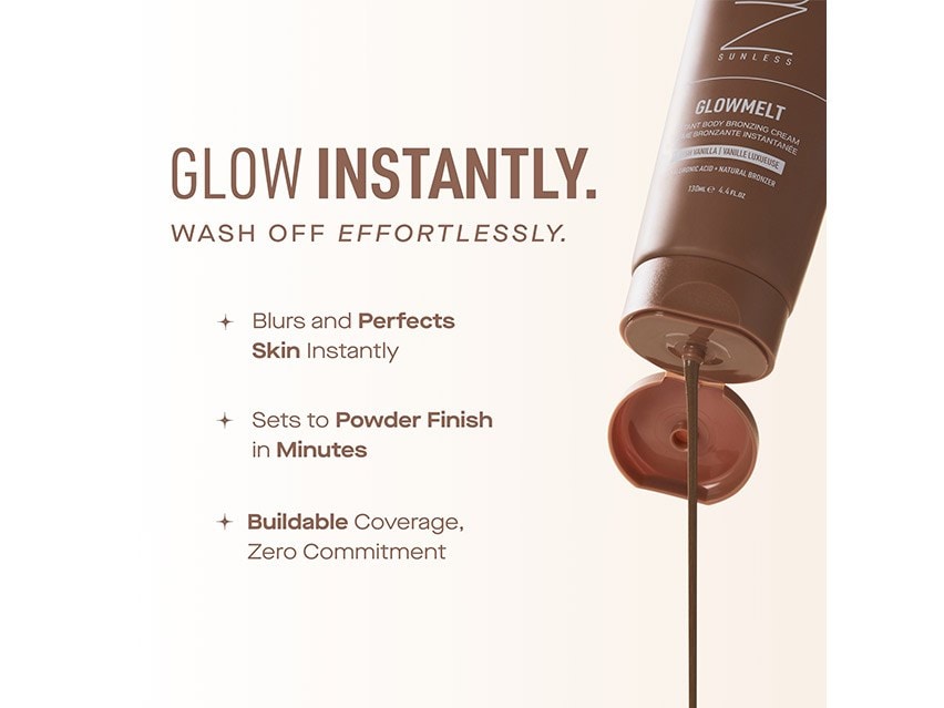 NUDA Sunless GlowMelt Instant Body Bronzing Cream