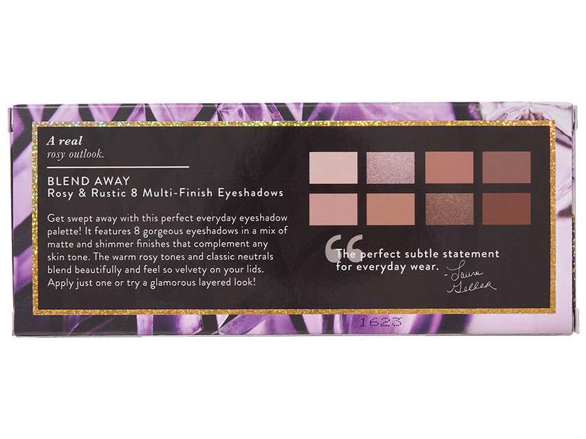 Laura Geller Blend Away 8 Multi-Finish Eyeshadows - Rosy & Rustic - Limited Edition