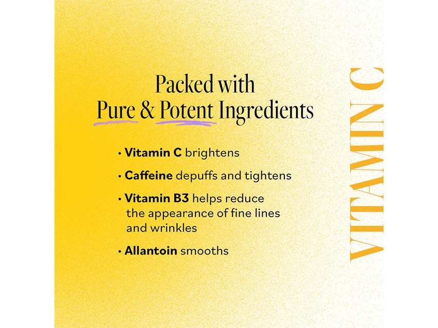 derma e Vitamin C Bright Eyes Hydro Gel Eye Patches