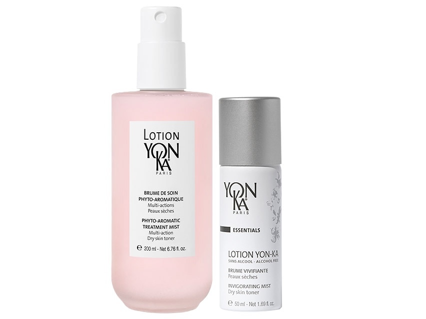 Yon-Ka Paris Lotion Dry Skin Toner Mist Full &amp; Travel Size Duo