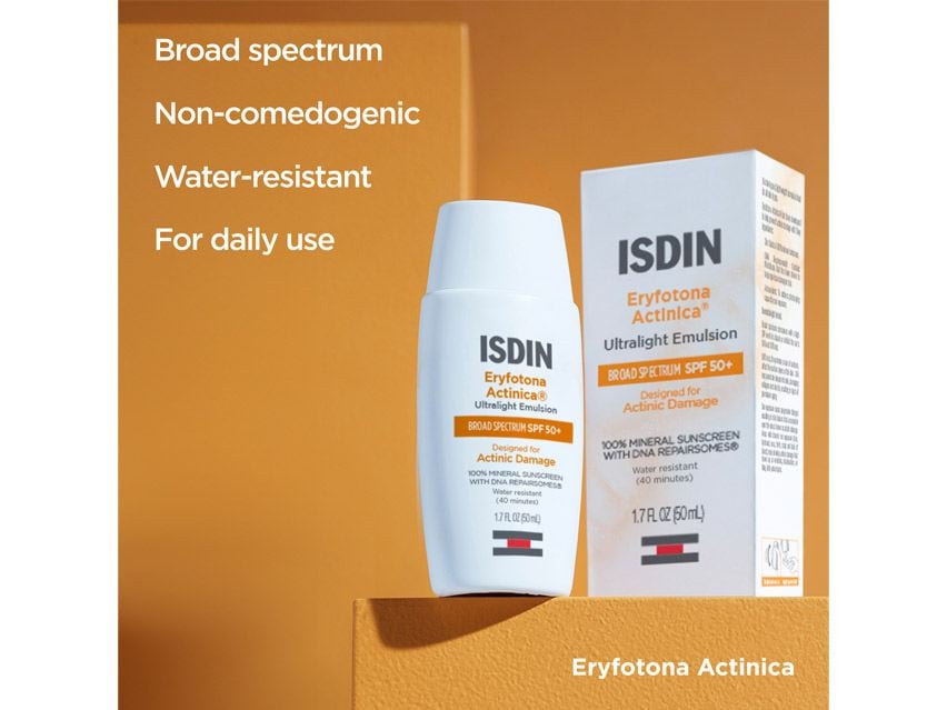 ISDIN Photo Eryfotona Actinica Daily Lightweight Mineral SPF 50+ Sunscreen