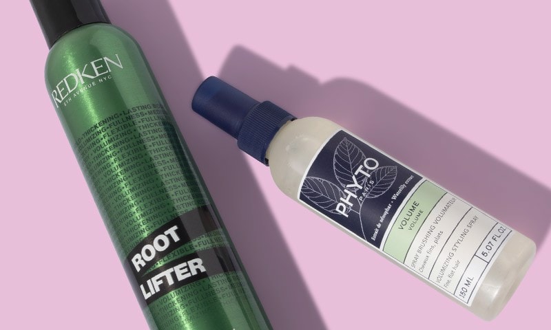 Redken Root Lifter Volumizing Spray Foam and PHYTO Volume Volumizing Blow Dry Spray