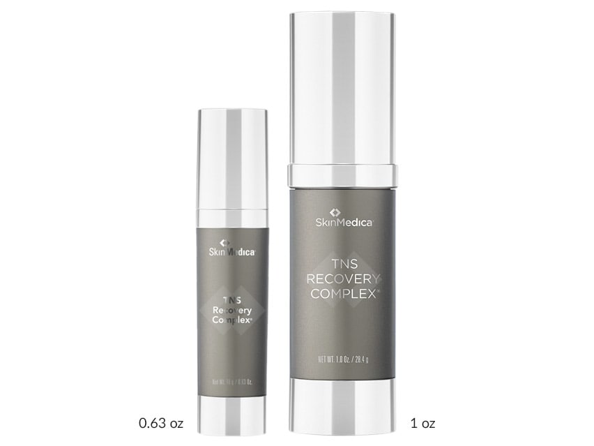 The 2 differenct sizes of SkinMedica TNS Recovery Complex