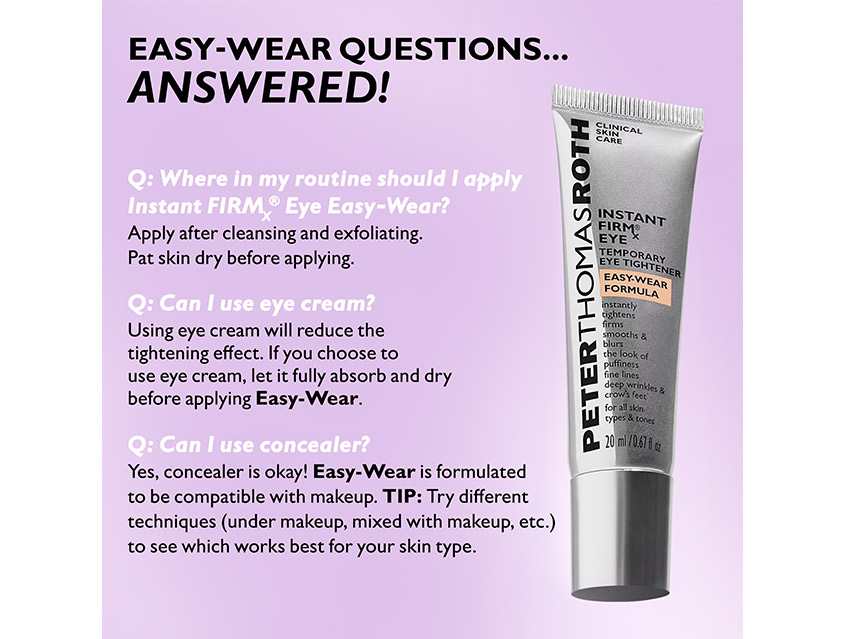 Peter Thomas Roth Instant Firmx Eye Temporary Eye Tightener - Easy-Wear Formula