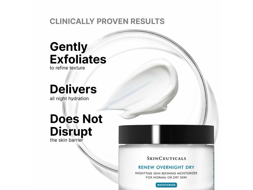 SkinCeuticals Renew Overnight Dry Gentle Exfoliating Moisturizer