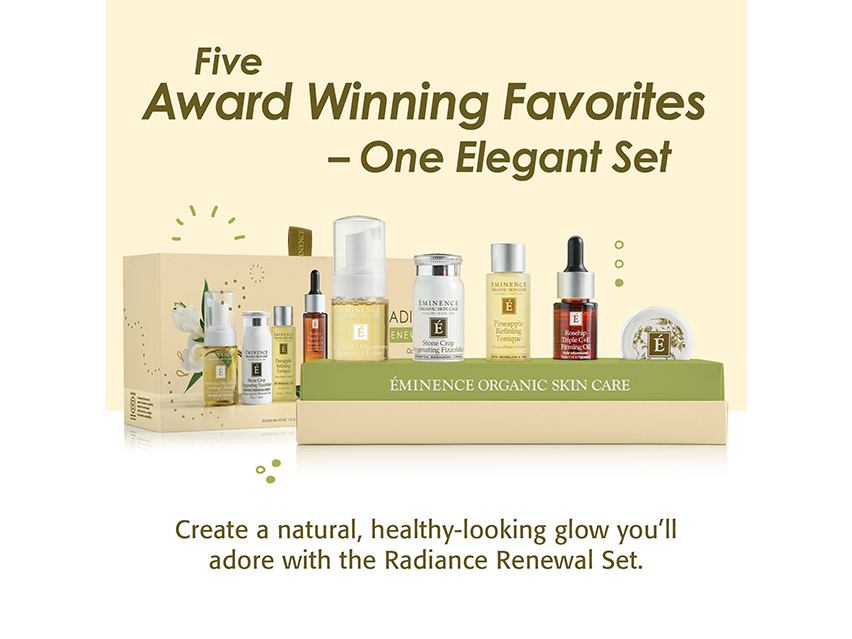 Eminence Organics Radiance Renewal Set - Limited Edition
