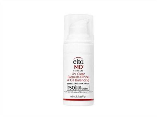 Free $16 EltaMD Travel-Size UV Clear Blemish-Prone & Oil Balancing SPF 50