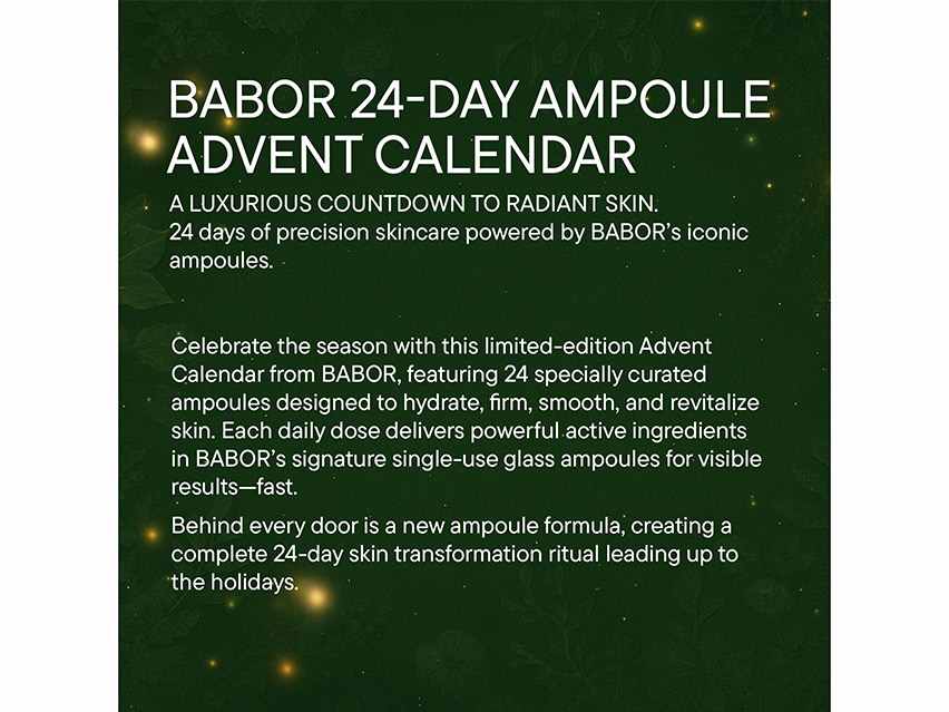BABOR Advent Calendar 2025 - Limited Edition