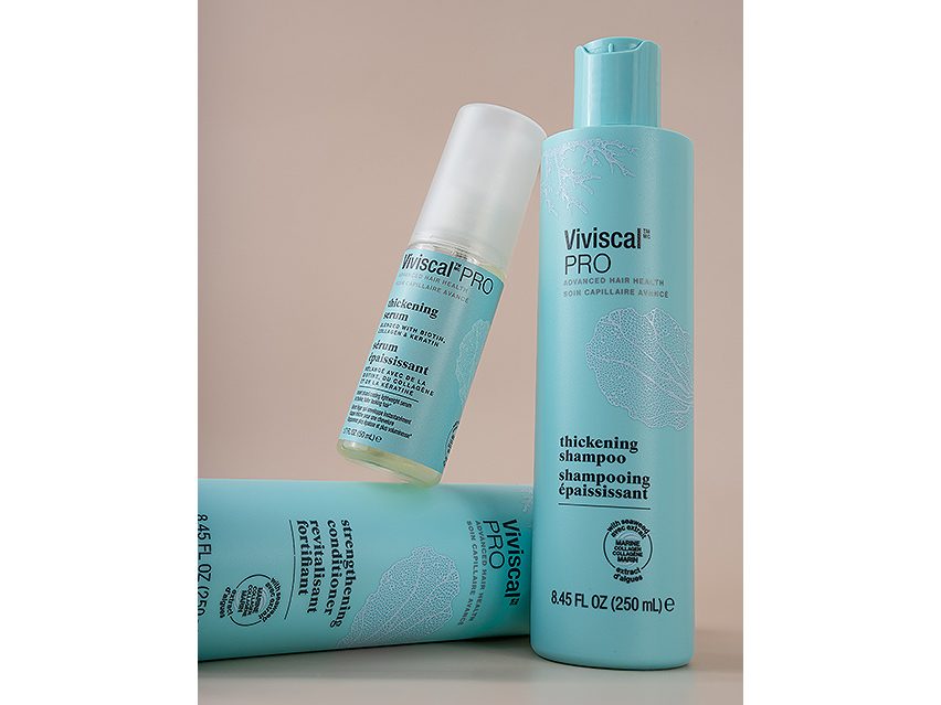 Viviscal PRO Thickening Shampoo, Strengthening Conditioner &amp; Serum Trio