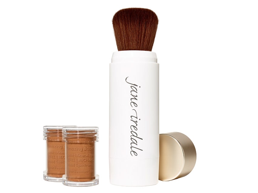 jane iredale Amazing Base Loose Mineral Powder SPF 20 Refillable Brush - Warm Brown