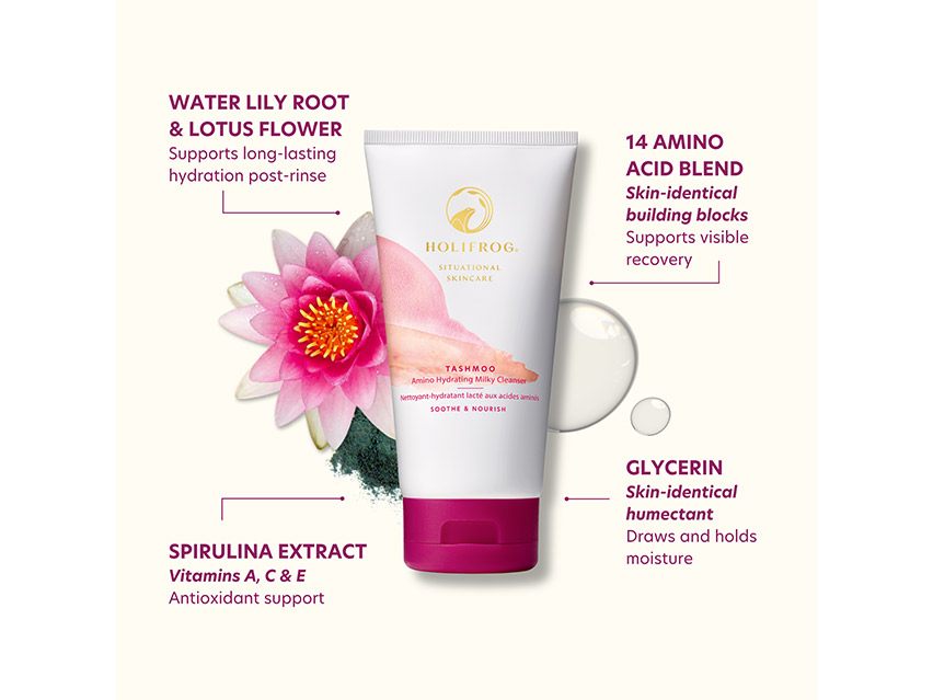 HoliFrog Tashmoo Hydrating Water Lily Milky Face Wash