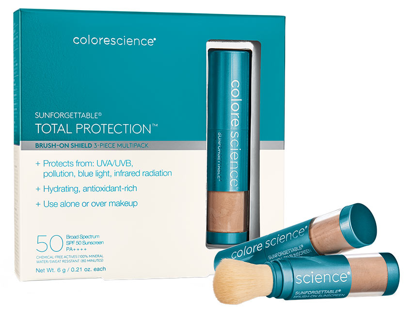 Colorescience Sunforgettable Total Protection Brush-On Shield SPF 50 Multipack