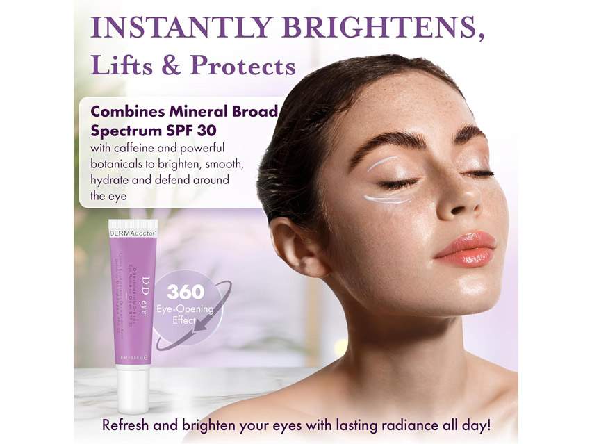 DERMAdoctor DD Eye Dermatologically Defining Eye Radiance Cream SPF 30