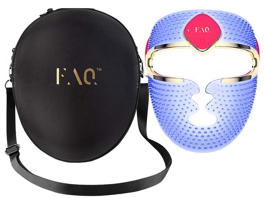 FOREO FAQ 201 Silicone LED Face Mask &amp; Travel Case