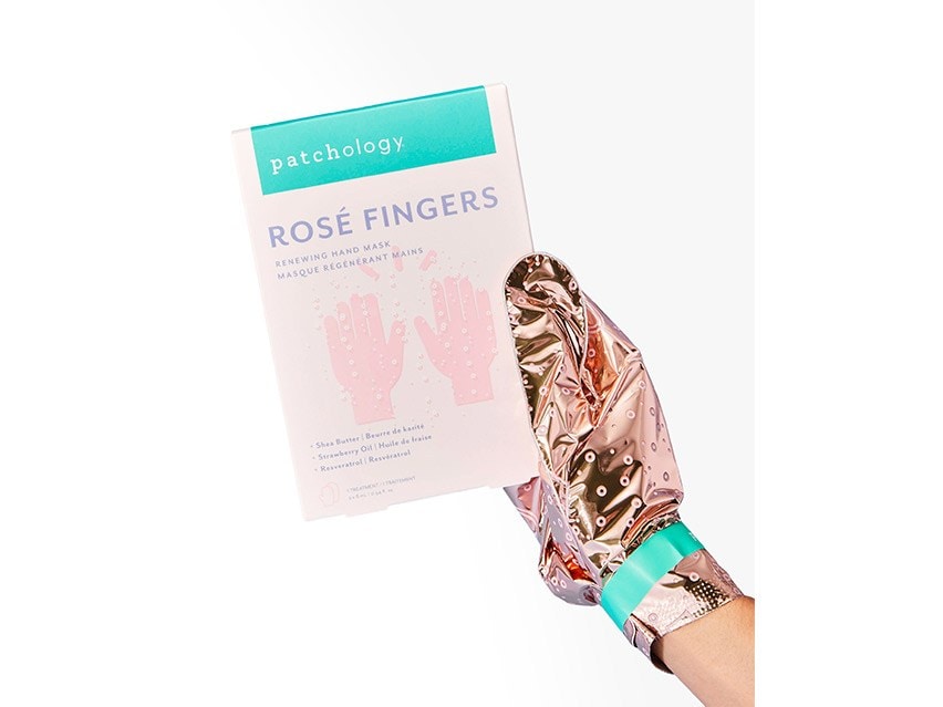 patchology Rose Fingers Renewing Hand Mask