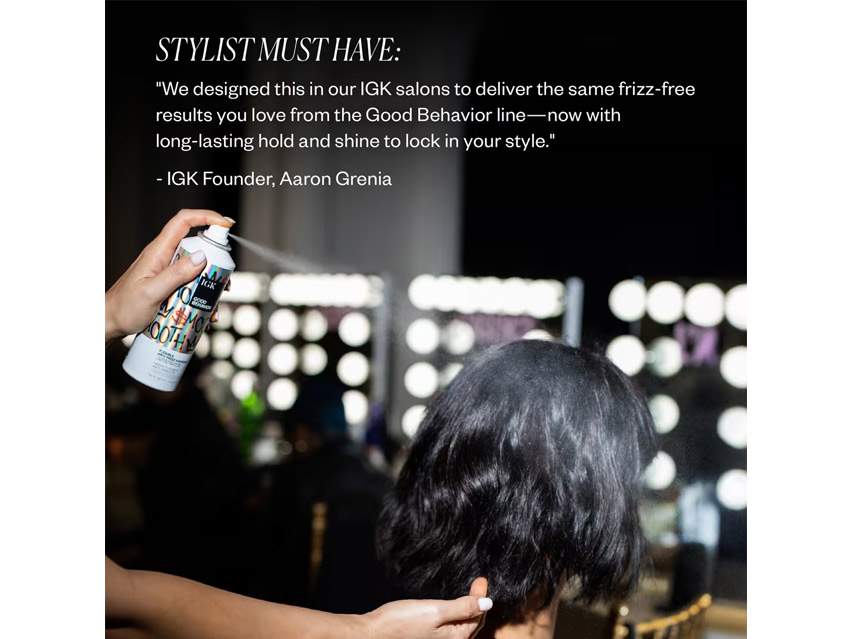 IGK Good Behavior Flexible Anti-Frizz Hairspray