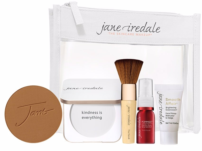 jane iredale Skincare Makeup Discovery System & Refill Set - Cognac
