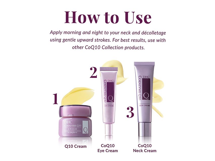 DHC CoQ10 Neck Cream for Hydration + Firming