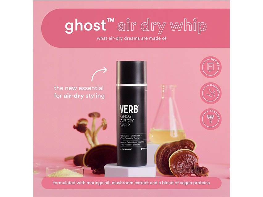 ghost™ air dry whip, definition + texture