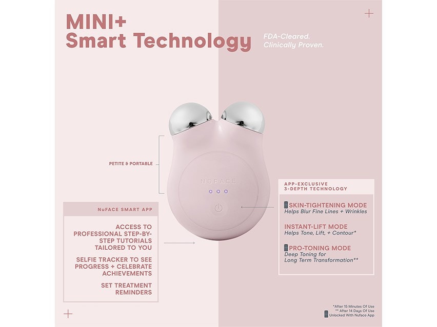 NuFACE MINI+ Supercharged Skincare Routine