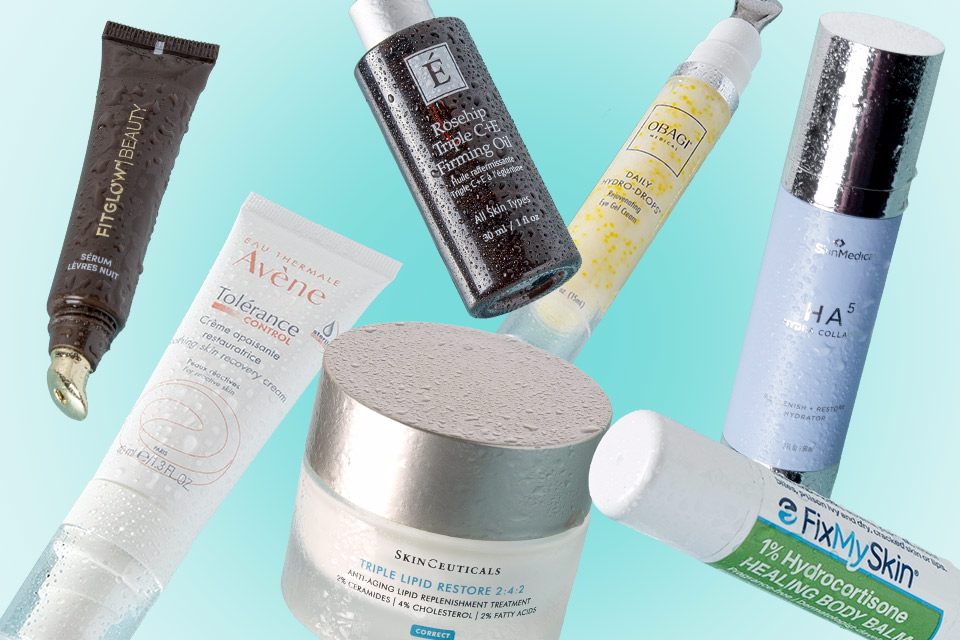 Products from Fitglow Beauty, Avene, Eminence Organics, OBAGI Clinical®, FixMySkin and SkinMedica