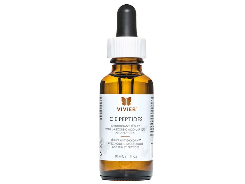 VivierSkin C E Peptides: this serum contains peptides for skin rejuvenation.