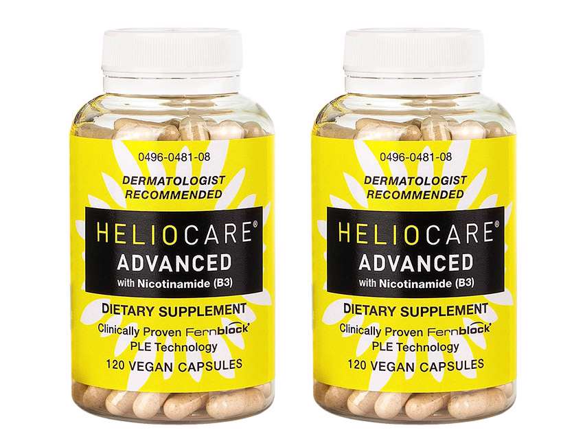 HELIOCARE Advanced Antioxidant Supplement with Nicotinamide - 2 Bottles
