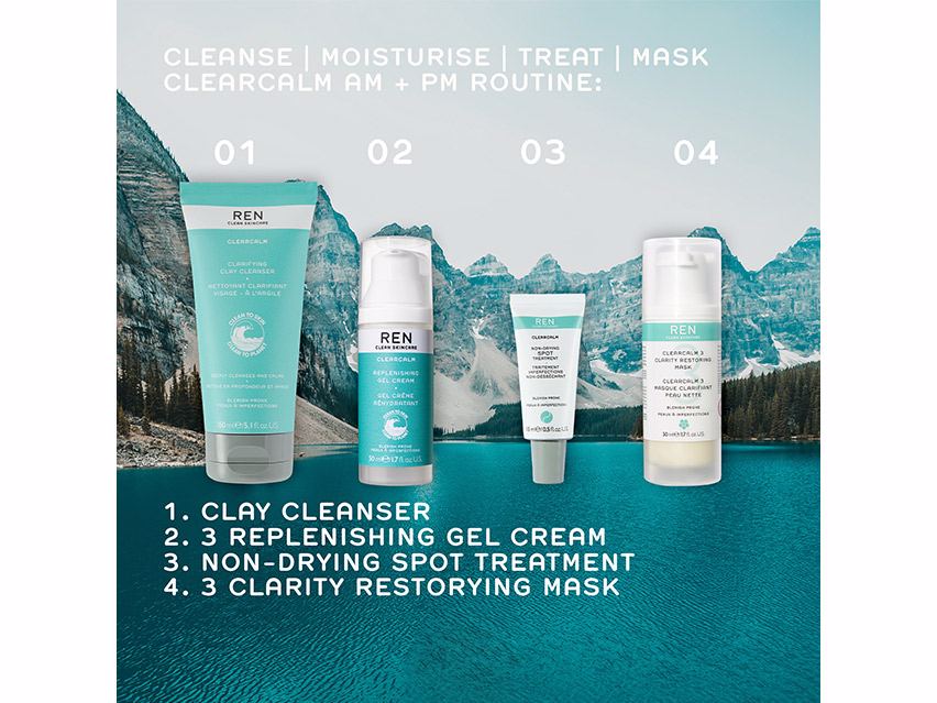 REN Clean Skincare ClearCalm Clarifying Clay Cleanser