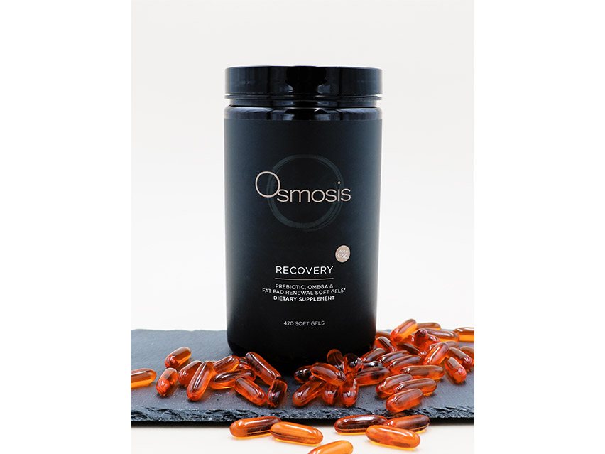 Osmosis Skincare Recovery Prebiotic, Omega &amp; Fat Pad Renewal Supplement - Soft Gels