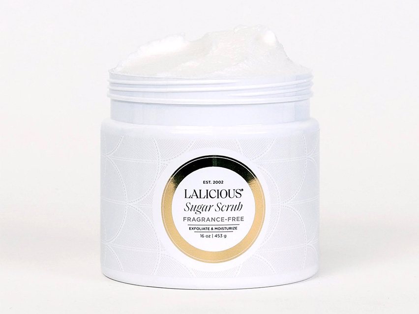 LALICIOUS Extraordinary Whipped Sugar Scrub - 16 oz - Fragrance Free